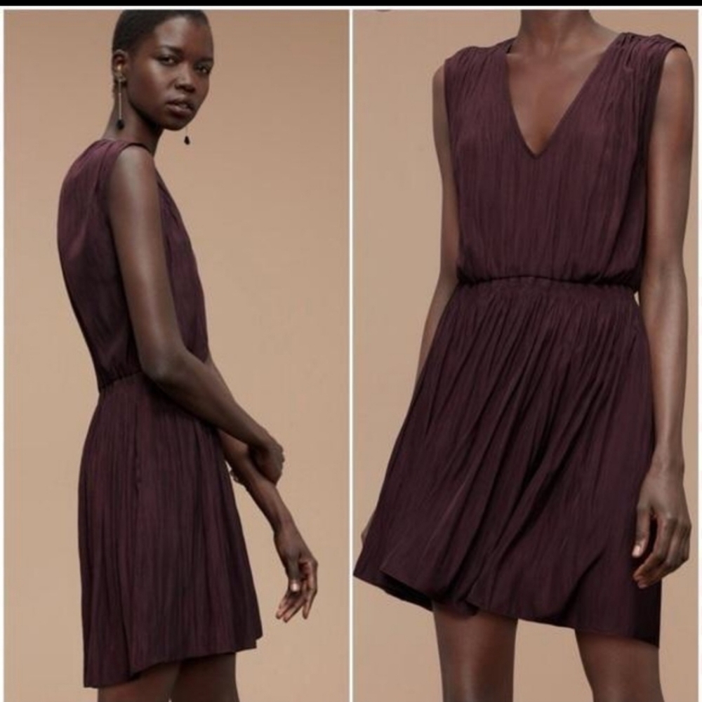 Wilfred Almeida Dress -:Wine Sz: S